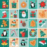 vecteezy december advent calendar christmas poster countdown 