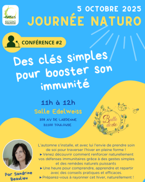 Conference 2 Cles pour limmunite