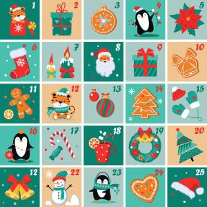 vecteezy december advent calendar christmas poster countdown 