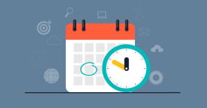 vecteezy time management concept with calendar date and clock icon 5