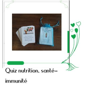 quiz nutrition sante immunite