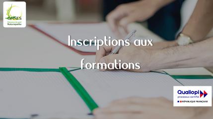inscriptions aux formations