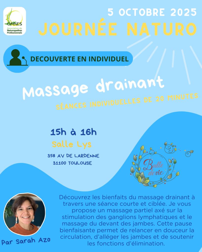 Atelier individuel 2 Massage drainant