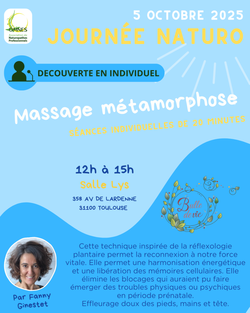 Atelier individuel 3 Massage metamorphose